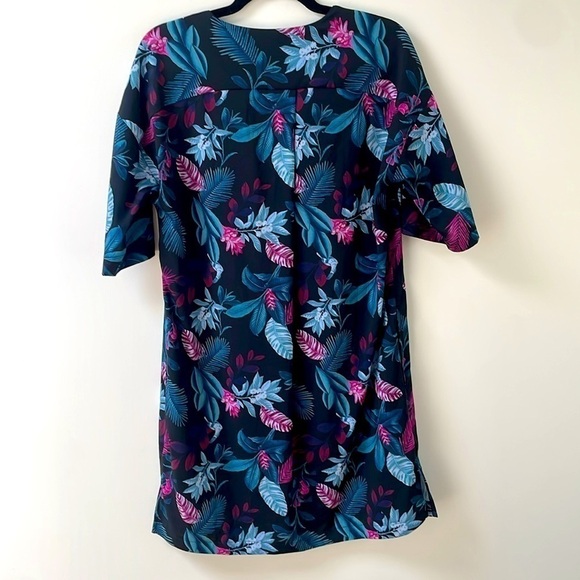 Fig FUNZI DRESS paradisio black Boxy dress V-neck Möbius LT knee length size XS - Picture 6 of 13